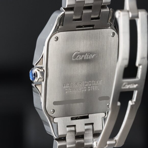 Cartier Santos Demoiselle, Off-White Roman Dial - Steel on Bracelet, W25065Z5 - Picture 9 of 10